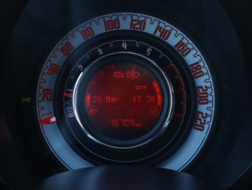 Fiat 500 II Seria 4 1.2 69KM 2019 Fiat 500 1.2, Salon Polska, Skóra, Klima, Tempomat, zdjęcie 10