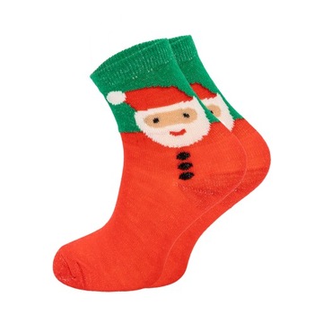 Рождественские носки 5 пар НАБОР ПОДАРОЧНОЕ УКРАШЕНИЕ ЦВЕТНОЕ