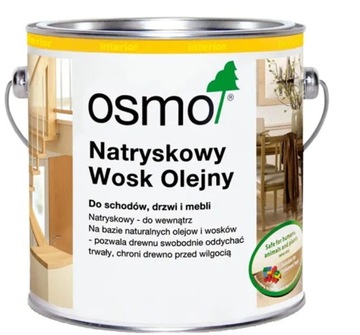Natryskowy Wosk Olejny 1l Czarny Kryjący Matowy 3049