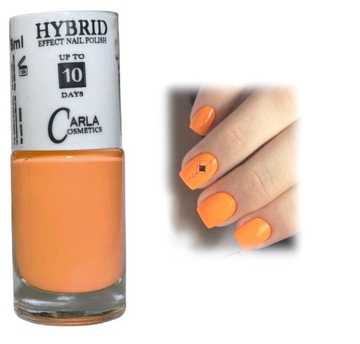 CARLA HYBRID EFFECT lakier bez lampy 699 SUN PASTEL ORANGE