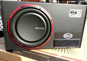 АКТИВНЫЙ УСИЛИТЕЛЬ САБВУФЕРА, БАСОВАЯ КОРОБКА + КАБЕЛИ