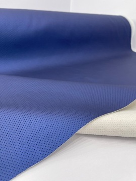 Granatowa GT Perforowana Ekoskóra SOFT Tapicerka samochodowa podsufitka