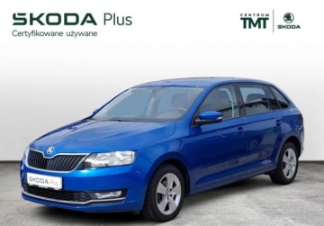 Skoda Rapid II Liftback Facelifting 1.0 TSI 95KM 2018 Skoda RAPID 1.0 TSI 95 KM Salon PL ASO Grzane fotele Benzyna 95KM
