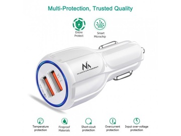 Настенное зарядное устройство Maclean, Qualcomm Quick Charge,