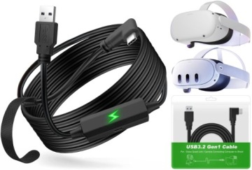 Kabel pro Oculus Quest 3 Link Usb C 3.2 Quest 1 Quest 2 High Speed 5G Napájení
