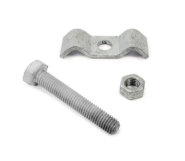 ЗАЖИМ МОНТАЖНАЯ РУЧКА ДЛЯ РЕШЕТ ПЛАТФОРМ С ВИНТОМ M8x50 KL 8,8 И ГАЙКОЙ