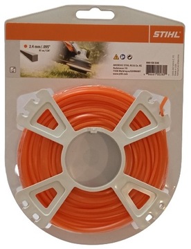 ЛИНИЯ ДЛЯ ТРИММЕРА ДЛЯ МАСЛА STIHL 2,4 мм x 41,0 м ORIGINAL SQUARE