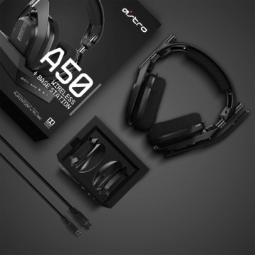 Игровые наушники Logitech Astro A50 USB 2,4 ГГц, ЧЕРНЫЕ И СЕРЕБРЯНЫЕ ДЛЯ ГЕЙМЕРОВ