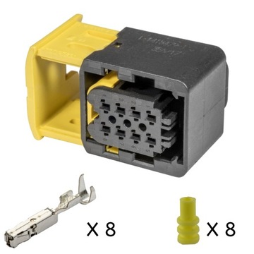 Wtyczka lampy DAF, HDSCS, komplet z konektorami