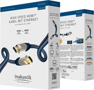 IN-AKUSTIK PREMIUM BLUE HDMI 4K 3D (5m)
