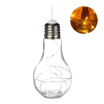 LAMPA lampka LED ogród ŻARÓWKA WISZĄCA Fioletowa