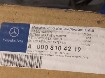ZRCÁTKO LEVÉ MERCEDES SPRINTER 3,5-T VAN B906 313