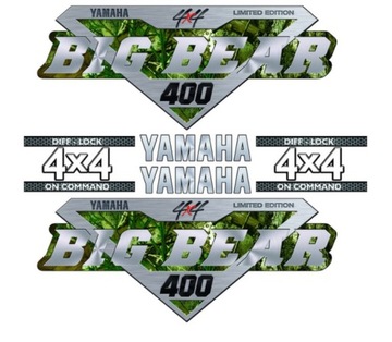 Zestaw naklejek Yamaha Big bear 400