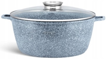 Duży Garnek Marmurowy z Dozownikiem Aroma Knob 10L/32cm EDENBERG