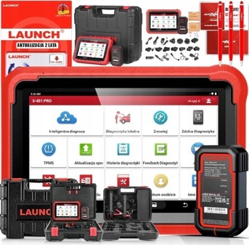 DIAGNOSKOP WARSZTATOWY TESTER LAUNCH X-431 PROS V5.0 KABLE OBD2 2024 DOIP