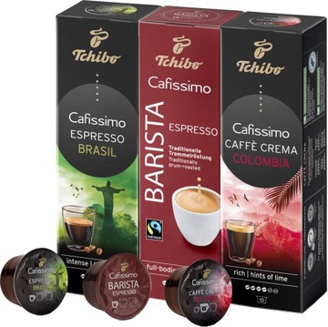 KAPSUŁKI TCHIBO CAFISSIMO ZESTAW 3x10 MIX ORIGINS