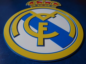 Гаджет клуба Реал Мадрид Герб на стену для гостиной, подарок мужу, парню