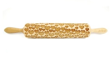 Wałek grawerowany wzór SERCA, duży