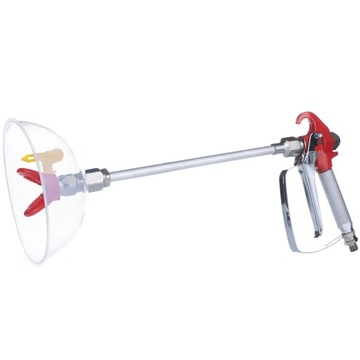 PISTOLET LANCA 30CM OSŁONA PRZECIWROZBRYZGOWA ZAPOBIEGAJACA ODPRYSKOM FARBY