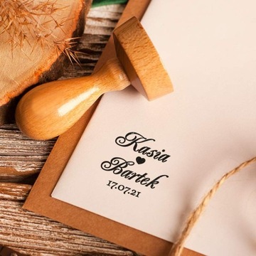 Штамп Имена с Сердцем (+чернила)