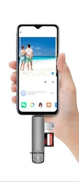 Устройство чтения карт Bounn USB2.0 + Micro USB2.0 + TypeC3.0 + USB3.0 TypeB