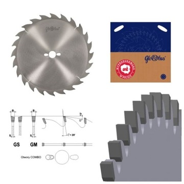 Globus Piła tarczowa HM do drewna 350x30x3,6/24z