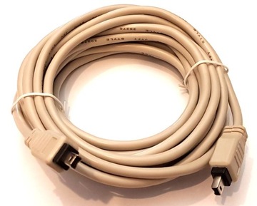 kabel Firewire IEEE1394 4pin-4pin M-M 4.5m nowy