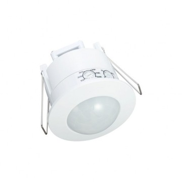 Встроенный инфракрасный датчик движения PIR, белый регулируемый светодиодный датчик на 360°