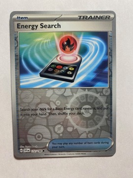 Scarlet & Violet reverse 172/198 Energy Search