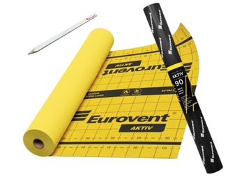 PAROIZOLACYJNA FOLIA PAROIZOLACJA EUROVENT AKTIV AKTYWNA MEMBRANA 75m2