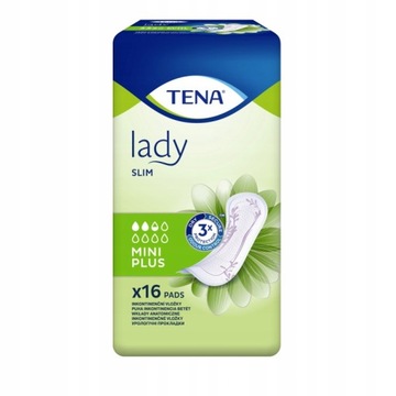 TENA Lady Slim Mini Plus wkłady anatomiczne 16szt.