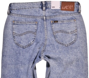 LEE spodnie SLIM blue REGULAR jeans ELASTICATED CAROL _ W27 L31