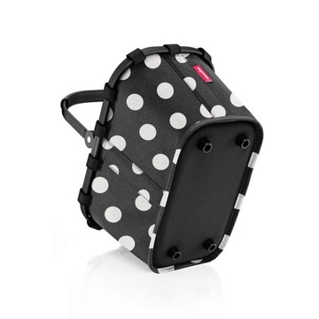 КОРЗИНА ДЛЯ ПОКУПОК Сумка для переноски Frame XS Dots белая Reisenthel