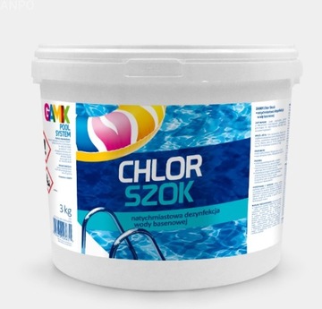 CHLOR SZOK GRANULAT DO BASENU CHEMIA BASENOWA 3KG