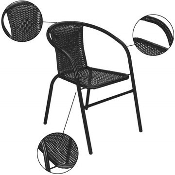 САДОВЫЙ СТУЛ ДЛЯ ТЕРРАСЫ, БАЛКОНА, ПРОЧНЫЙ, УДОБНЫЙ ДЛЯ СТОЛА, СОВРЕМЕННЫЙ МЕТАЛЛ.