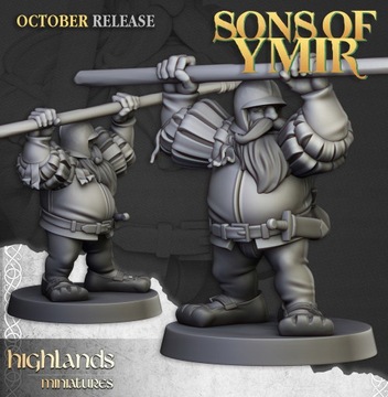 Dwarf Pikemen Unit #5 - Highlands Miniatures