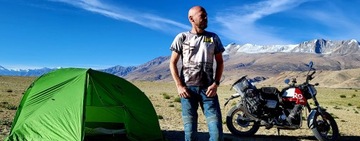 MOTOCYKLOWY T-SHIRT DLA MOTOCYKLISTY BMW R 1250 GS ADV NA WYPRAWĘ WYPRAWOWY