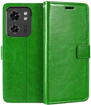 SZKŁO+ KABURA ETUI SKÓRZANE do MOTOROLA EDGE 40