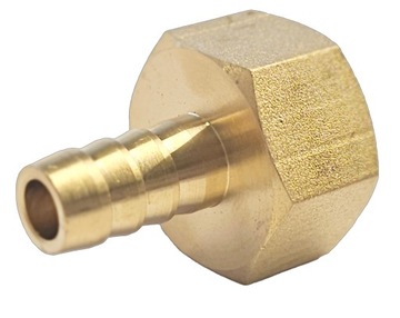 Złączka końcówka mosiężna na wąż 10 mm 1/2