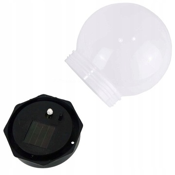 САДОВЫЕ ЛАМПЫ СОЛНЕЧНЫЕ СВЕТОДИОДНАЯ ЛАМПА 10 см ШАР 12 шт.