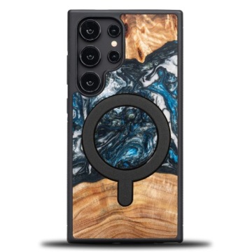 Pouzdro Bewood Unique pro Samsung Galaxy S24 Ultra Planety Země s MagSafe