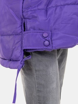 ЖИЛЕТ С КАПЮШОНОМ И СТЕГАНЫМИ РУКАВАМИ 146