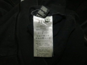 Fendi bluza z kapturem hoodie monogram S