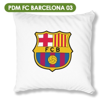 PODUSZKA BIAŁA PDM FC BARCELONA 03 PREZENT