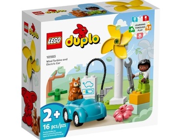 LEGO DUPLO Turbina wiatrowa i samochód 10985