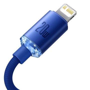 КАБЕЛЬ BASEUS USB-C — LIGHTNING 20 Вт, 2 м, БЫСТРЫЙ, МОЩНЫЙ, КАЧЕСТВЕННЫЙ + СТИЛУС
