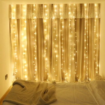 Светодиодная световая завеса 3х3м, лампы НА АККУМУЛЯТОРАХ