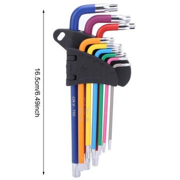 Шестигранные ключи TORX SECURITY 9 шт., комплекты