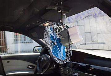 МОЩНЫЙ АВТОМОБИЛЬНЫЙ ВЕНТИЛЯТОР 12 В ДЛЯ АВТОМОБИЛЯ С ВИНТАМИ ДЛЯ ЗАЖИМА РЕШЕТКИ