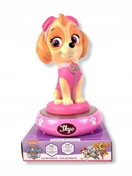 Lampka nocna 3D 21cm Psi Patrol Paw Patrol Skye